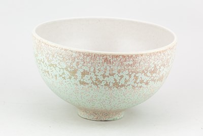 Lot 132 - PETER WILSON; a porcelain bowl covered in...