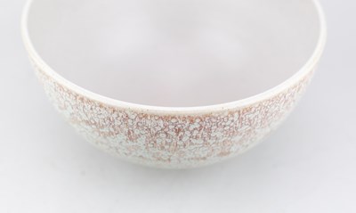 Lot 132 - PETER WILSON; a porcelain bowl covered in...