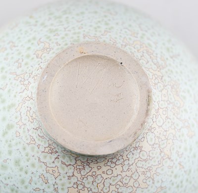 Lot 132 - PETER WILSON; a porcelain bowl covered in...