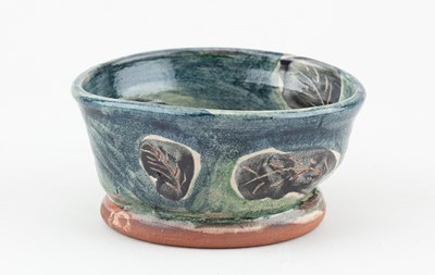 Lot 113 - HELOISE BARIOL; an earthenware bowl decorated...