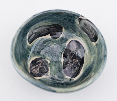 Lot 113 - HELOISE BARIOL; an earthenware bowl decorated...