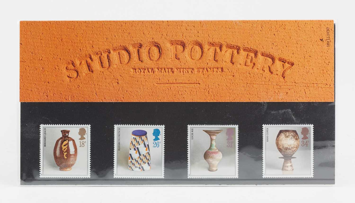 Lot 141 - 'Studio Pottery', a presentation pack of four...