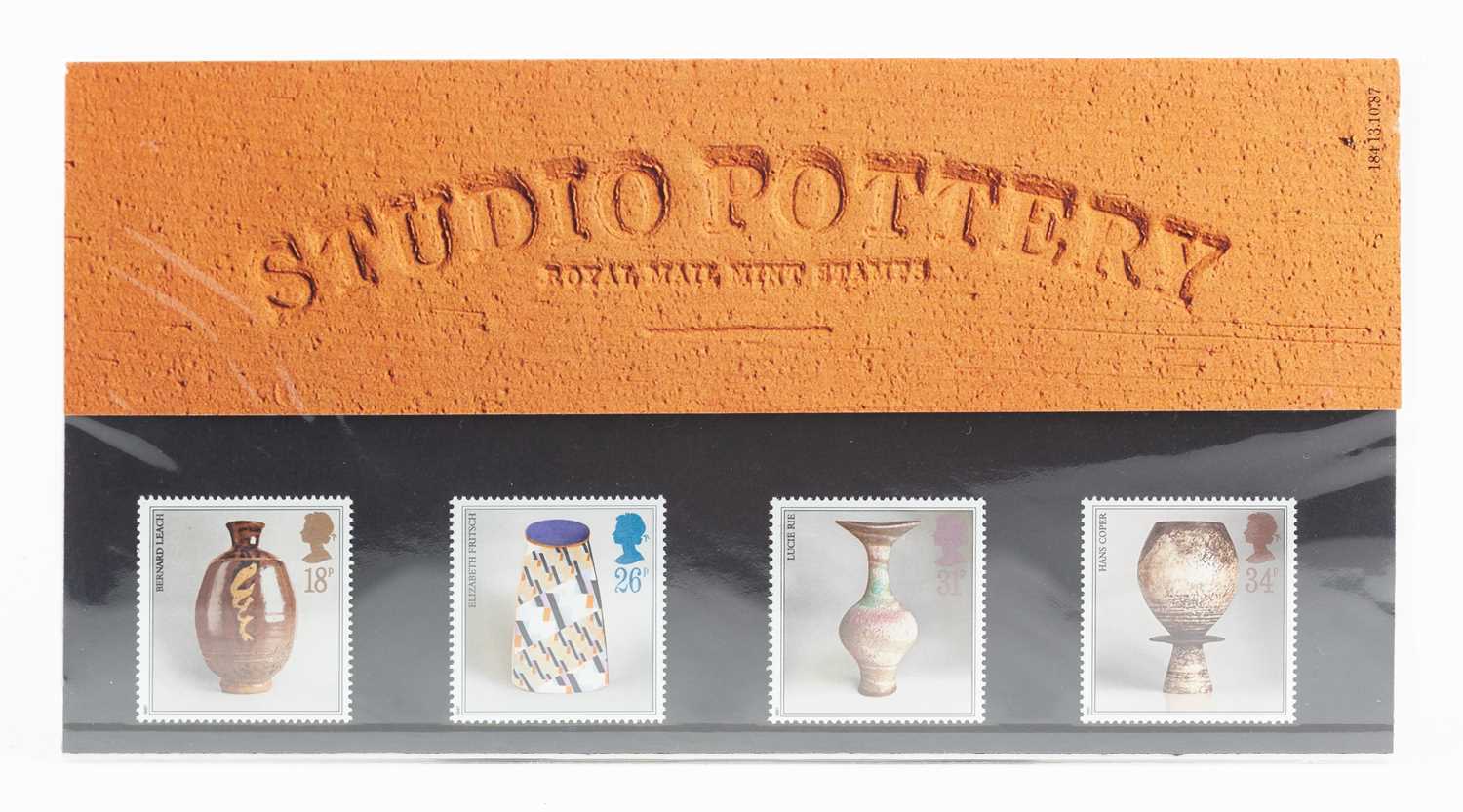 Lot 142 - 'Studio Pottery', a presentation pack of four...
