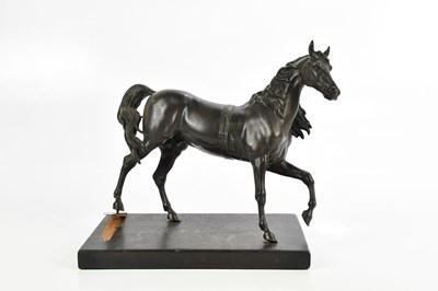 Lot 1388 - A late 19th/early 20th century bronze model of...