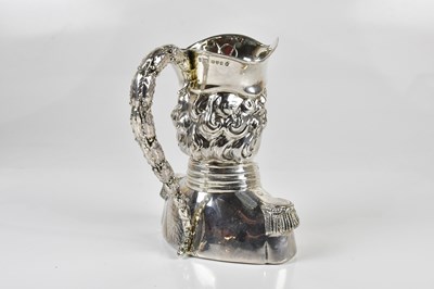 Lot 1435 - BERTHOLD MULLER; a Hanau silver toby jug...