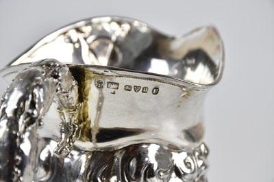 Lot 1435 - BERTHOLD MULLER; a Hanau silver toby jug...