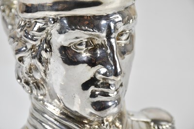 Lot 1435 - BERTHOLD MULLER; a Hanau silver toby jug...