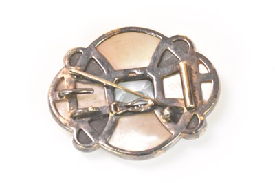 Lot 619 - KAI-YIN LO; a silver aquamarine and mother of...