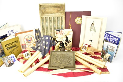 Lot 341 - A collection of items relating to American...