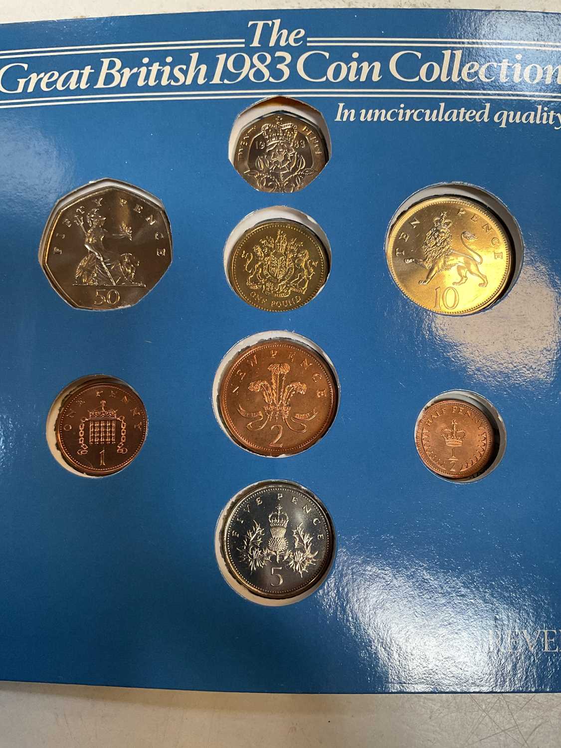 Lot 902 - A 1983 rare 'New pence' two pence (2p) coin,...