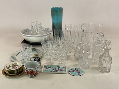 Lot 358 - A quantity of glassware and ceramics, to...