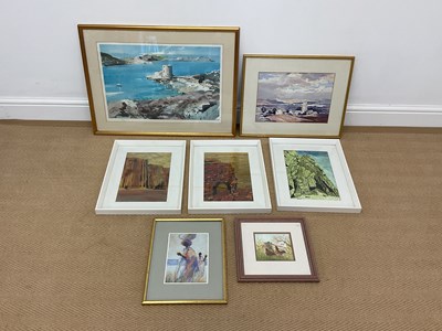 Lot 488 - Seven various framed prints, largest 36 x 54cm.