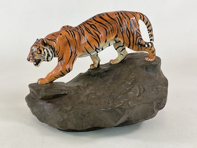 Lot 339 - ROYAL DOULTON; a large figure of a tigress...