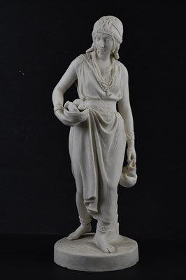 Lot 468 - A Parian ware figure of Eastern female, height...