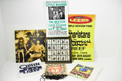 Lot 478 - Various Rock and Pop memorabilia to include a...