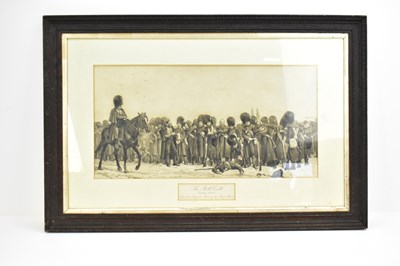 Lot 636 - A 19th century etching by Thompson, 'The Roll...