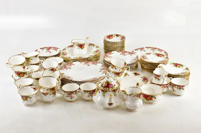 Lot 493 - ROYAL ALBERT; a part tea service in the 'Old...