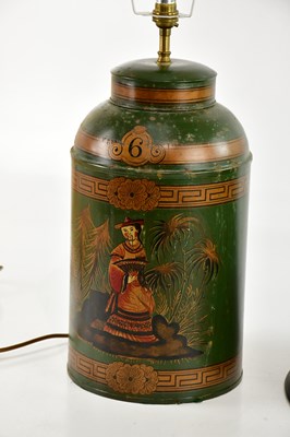 Lot 1260 - A Victorian style reproduction tea canister...
