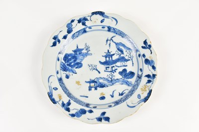 Lot 1069 - NANKING CARGO; an 18th century Chinese blue...