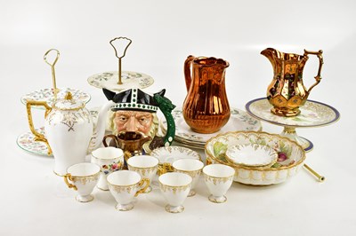 Lot 504 - ROYAL CROWN DERBY; a part coffee service, and...