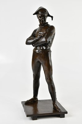 Lot 1370 - AFTER RENÉ DE SAINT-MARCEAUX; a bronze figure...