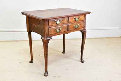 Lot 227 - An 18th century and later oak and walnut...