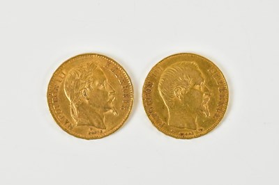 Lot 706 - A Napoleon III Emperor 20fr gold coin, 1869,...