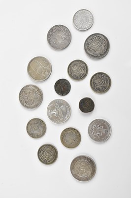 Lot 597 - A group of British and foreign coins including...