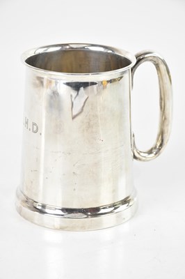 Lot 326 - VINERS LTD; a George V hallmarked silver mug...