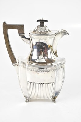 Lot 547 - MARTIN, HALL & CO; a Victorian hallmarked...