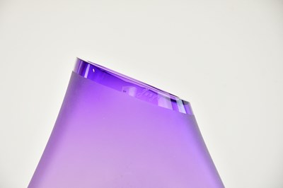 Lot 404 - SVAJA GLASS; a contemporary frosted and clear...