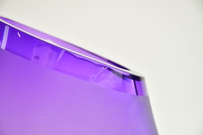 Lot 404 - SVAJA GLASS; a contemporary frosted and clear...