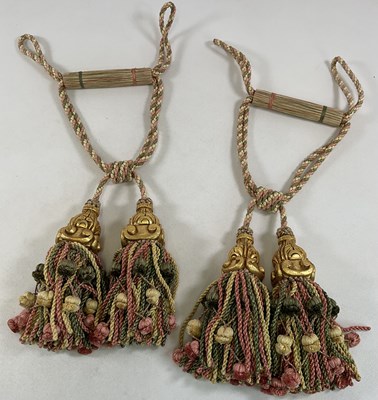 Lot 139 - A pair of Watts of Westminster rope and gilded...