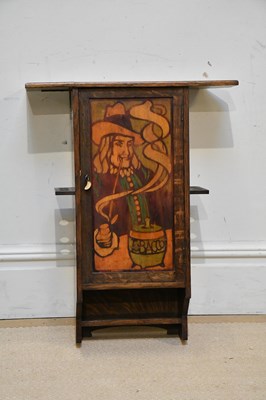 Lot 173 - LIBERTY & CO; an Arts & Crafts oak smoker's...