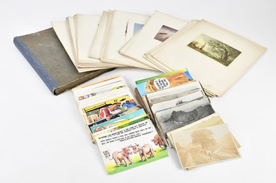 Lot 665 - A collection of vintage postcards, including...