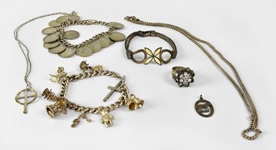 Lot 947 - A small quantity of hallmarked and sterling...