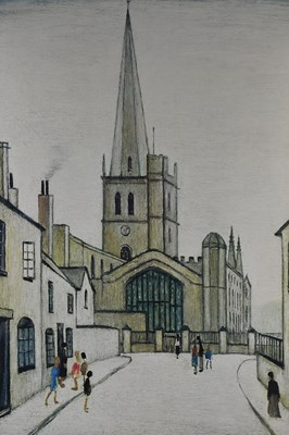 Lot 7 - LAURENCE STEPHEN LOWRY RA (1887-1976); pencil...