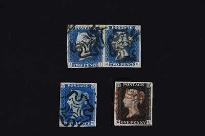 Lot 620 - STAMPS - GREAT BRITAIN 1840 1d black lettered "...