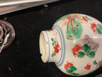 Lot 1016 - Two Chinese porcelain Ming Dynasty baluster...