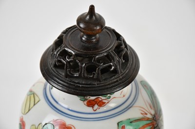 Lot 1016 - Two Chinese porcelain Ming Dynasty baluster...