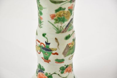 Lot 1017 - A Chinese porcelain Kangxi style Famille Verte...