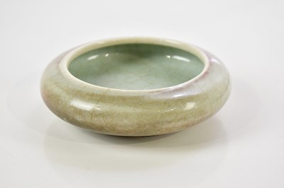 Lot 1004 - A Chinese porcelain peach bloom brush washer,...