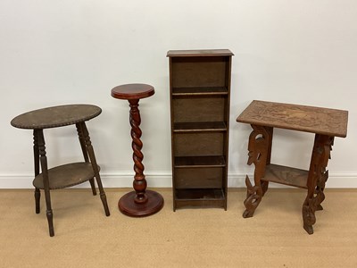 Lot 837 - Four items of furniture comprising a narrow...