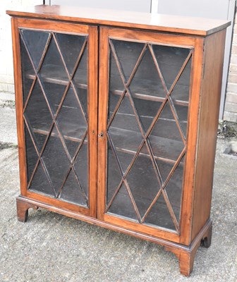 Lot 68A - A 19th century mahogany display cabinet with...