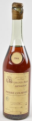 Lot 207 - ARMAGNAC; a bottle of 1964 Grand-Bas Armagnac...