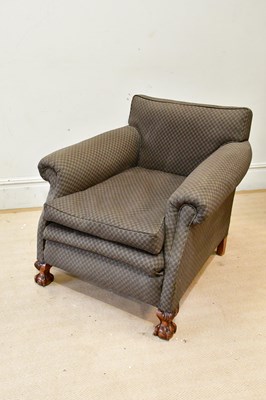 Lot 131 - An early 20th century armchair, upholstered in...