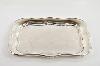 Lot 327 - J.M VAN KEMPEN & ZONEN; a Danish silver shaped...