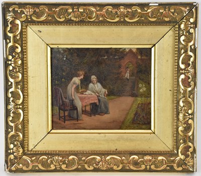 Lot 217 - W. H. HARDY; oil on canvas lined board,...