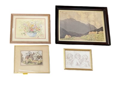 Lot 326 - MAGGIE WHITFIELD; watercolour, still life of...