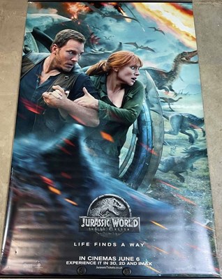 Lot 398 - A large Jurassic World cinema poster, 240 x 15...